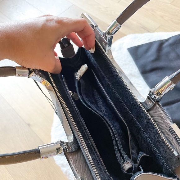 Luxurious Satchel Cerruti 1881 bag. Never used. Mint condition - Picture 7 of 13